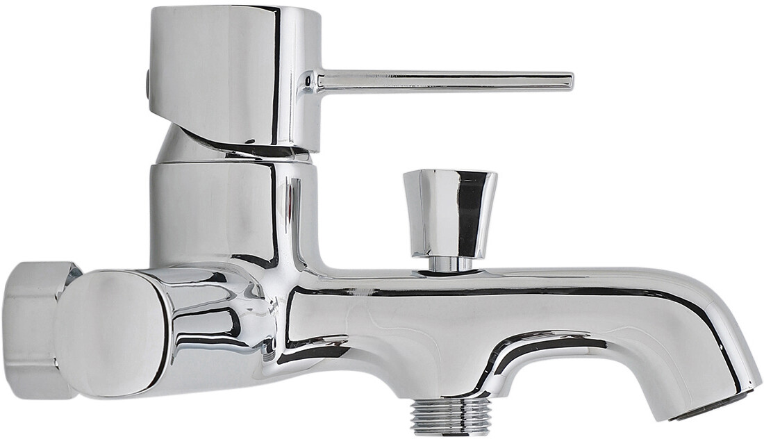 Смеситель для ванны с душем настенный с аэратором хром Stworki "Эстерсунд" ES-03cr - изображение 7