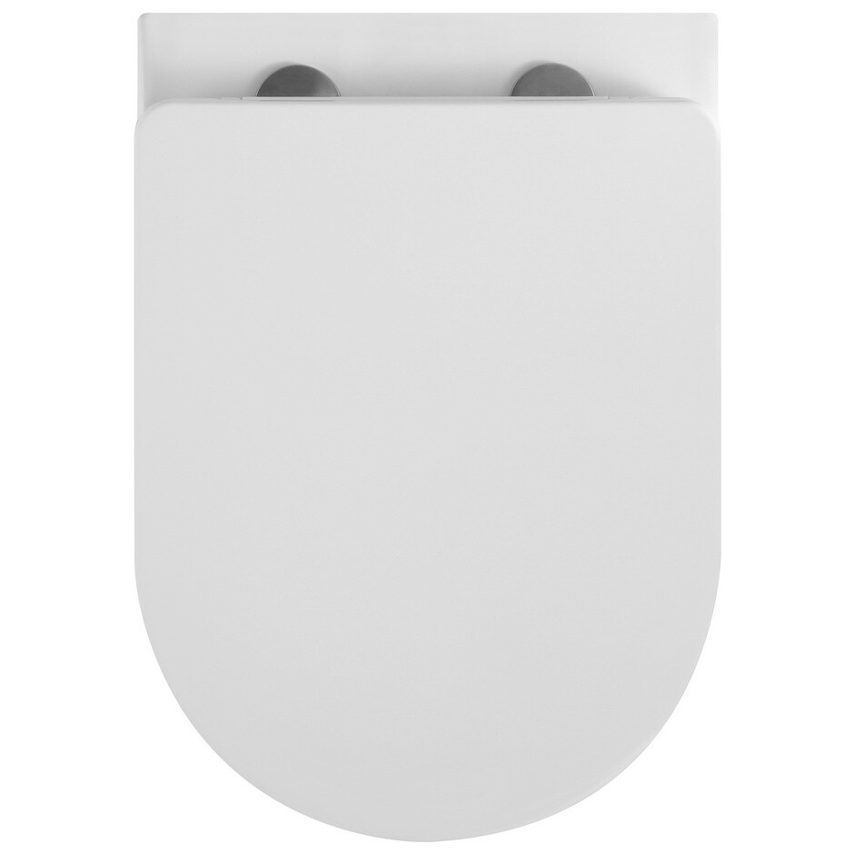 Унитаз подвесной безободковый фарфоровый белый Triton Verso Pro VO-0832 Щ0000057971 - изображение 9