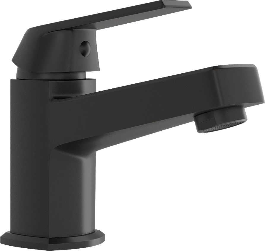 Комплект смесителей для раковины и для ванны черный Diwo "Смоленск" - изображение 7