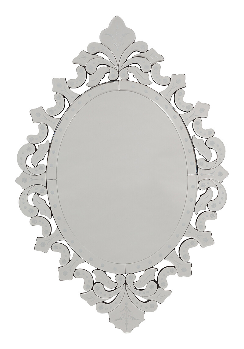 Зеркало овальное настенное венецианское Fiador
