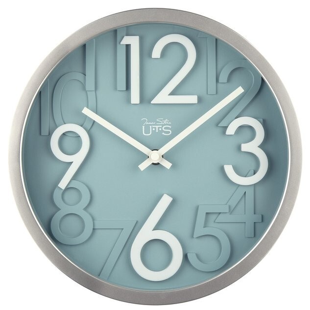 Часы настенные голубые Tomas Stern 9079