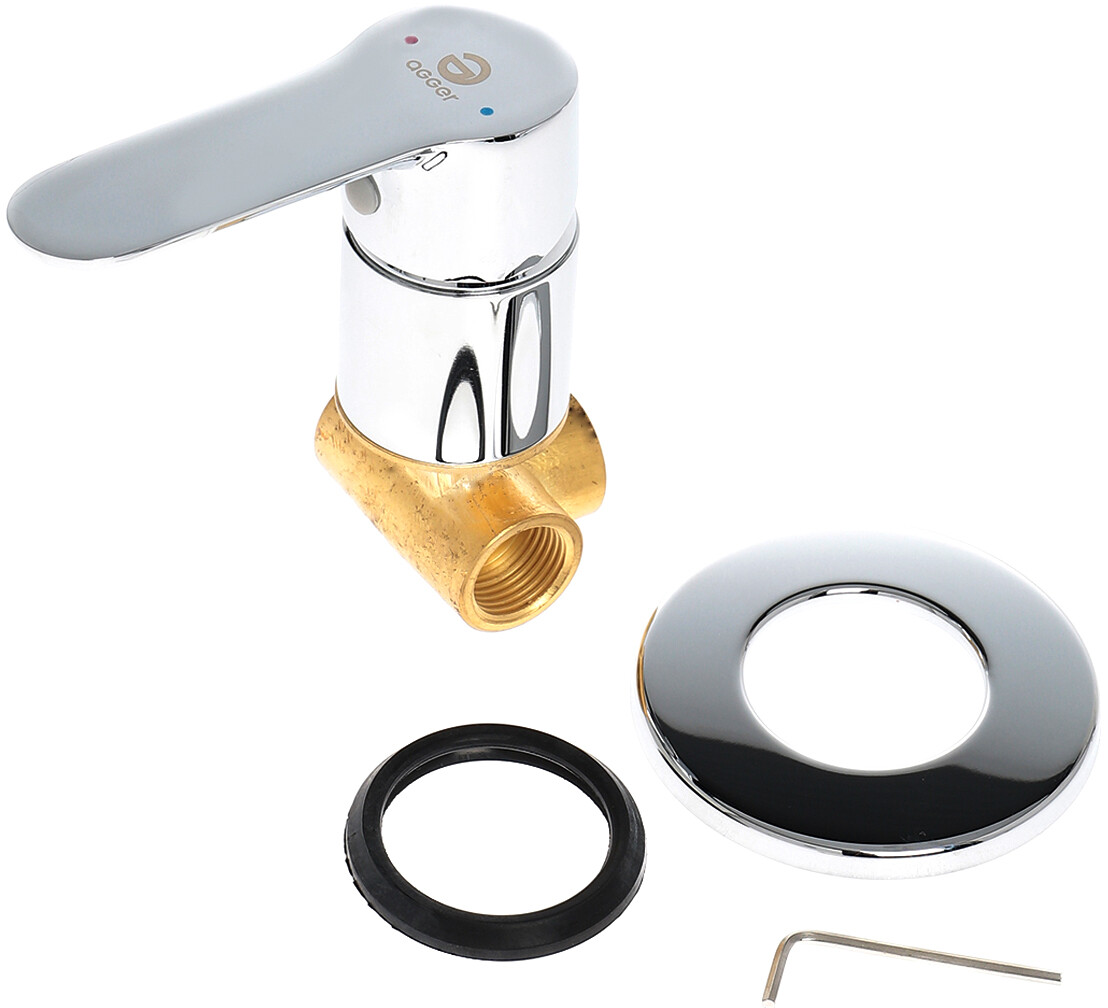 Смеситель для душа встраиваемый однорычажный хром Stworki "Ноттвиль" NO-07cr - изображение 6