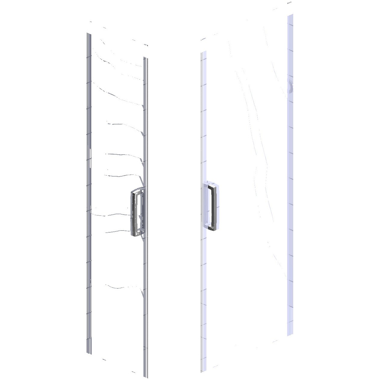 Душевой уголок 100х80 см хром матовый, стекло матовое Stworki "Карлстад" - изображение 53