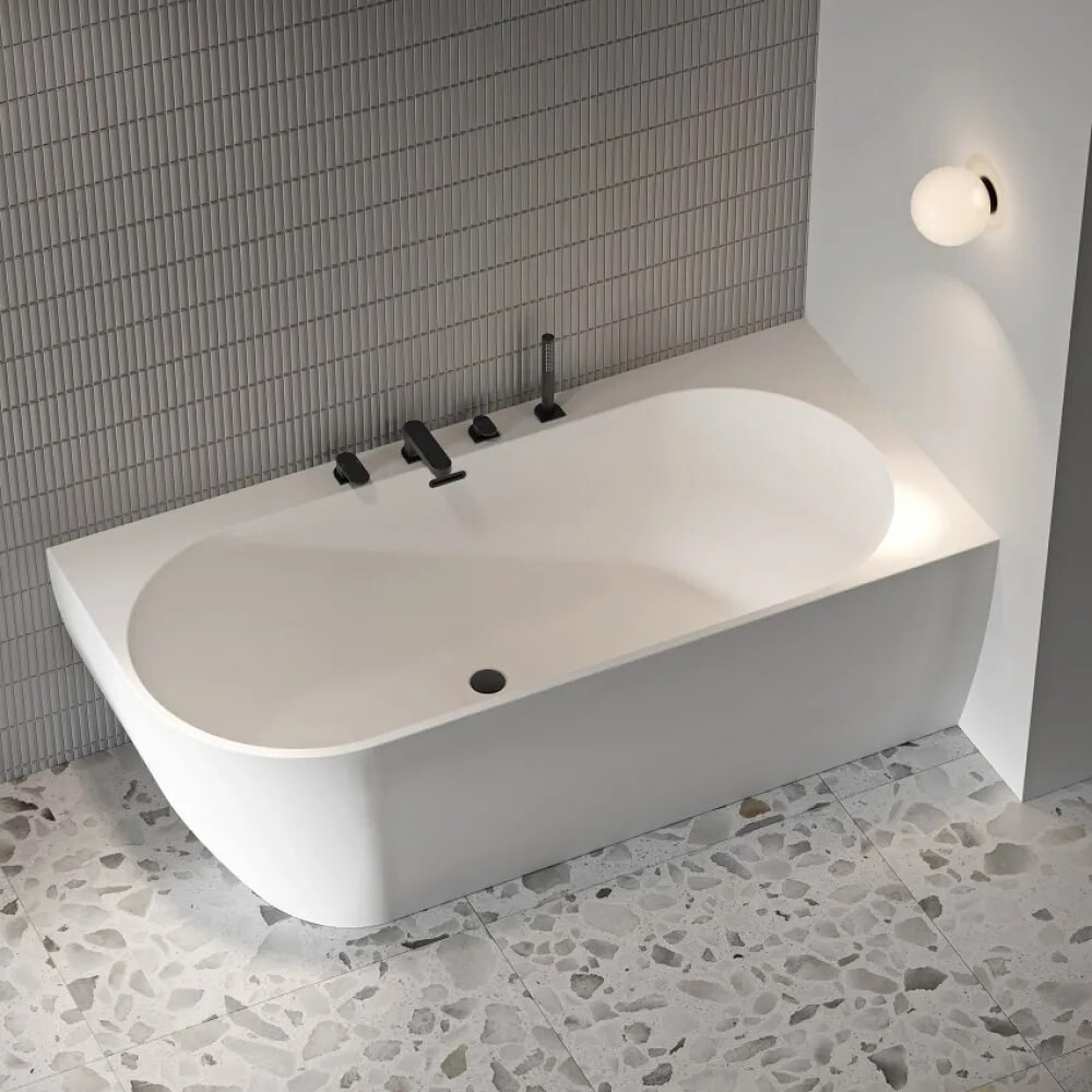 Смеситель для ванны врезной каскадный черный Ravak Chrome CR 025.20BL X070445 - изображение 4