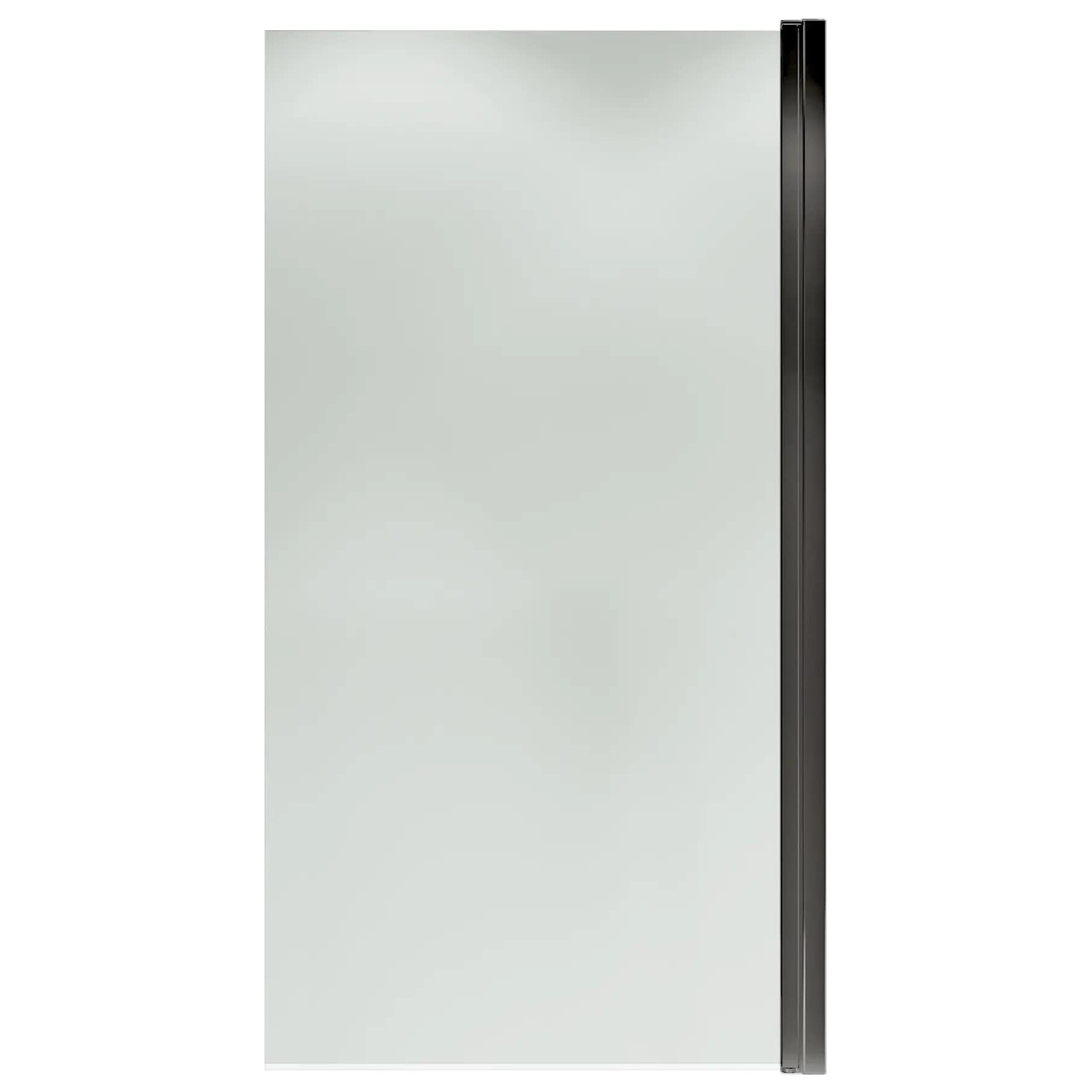 Душевая штора на ванну стеклянная 70х150 см черная Reflection Slider RX15070CBL-23