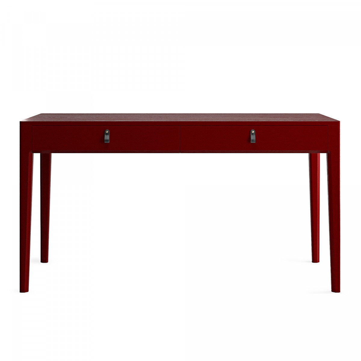 Письменный деревянный стол бордовый CST34