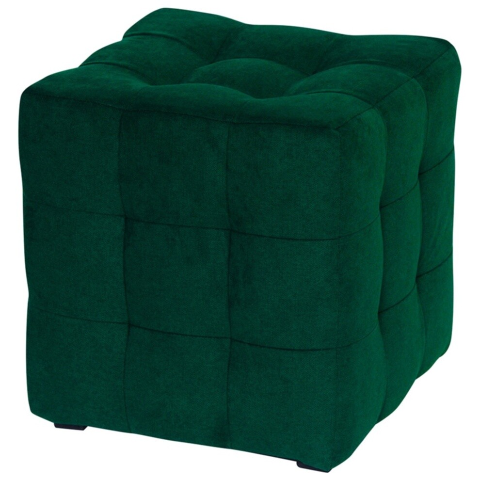 Мягкий пуф куб зеленый &quot;Лотос&quot;