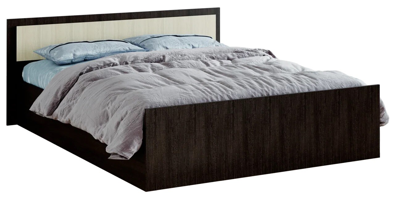 Кровать полутораспальная 120х200 см с проложками ДСП венге , лоредо &quot;Фиеста&quot; LIGHT