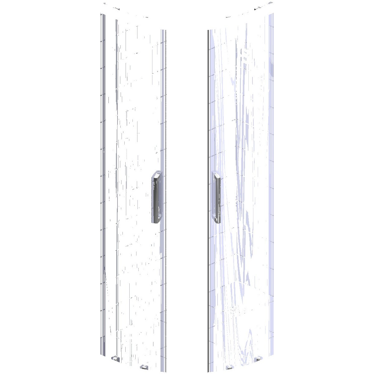 Душевой уголок 110х90 см хром глянец, прозрачное стекло Stworki "Лунд" - изображение 54