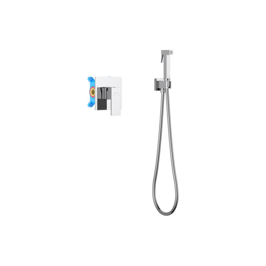 Гигиенический душ встраиваемый со смесителем хром Aquatek &quot;Либра&quot; AQ1619CR