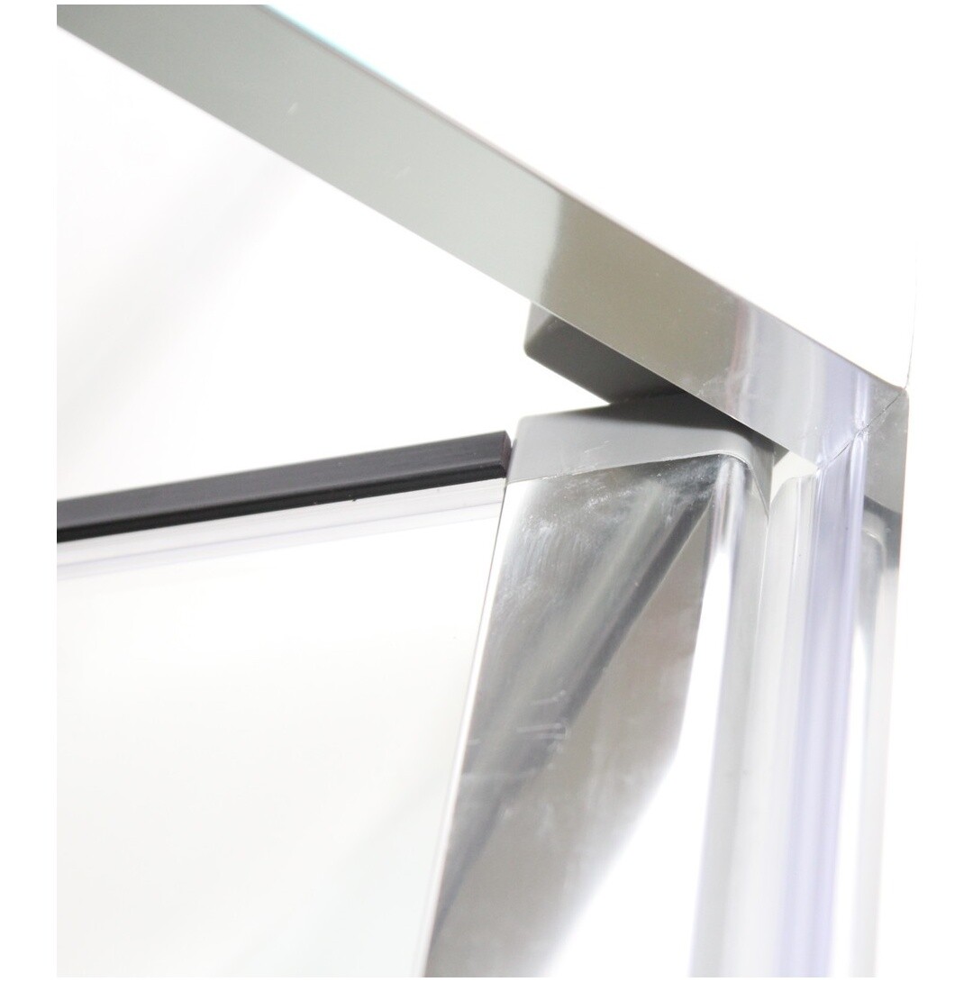 Дверь душевая в нишу 90х195 см прозрачная, хром Cerutti SPA BELLA D91T - изображение 4