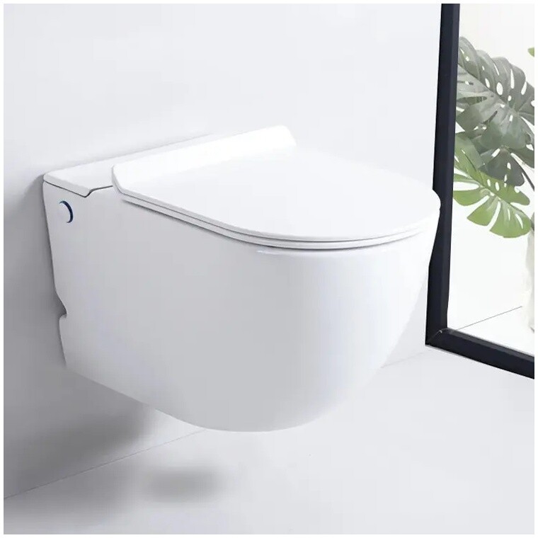 Унитаз подвесной безободковый импульсный белый Cerutti SPA Barbaria Aria Pulse CT10591