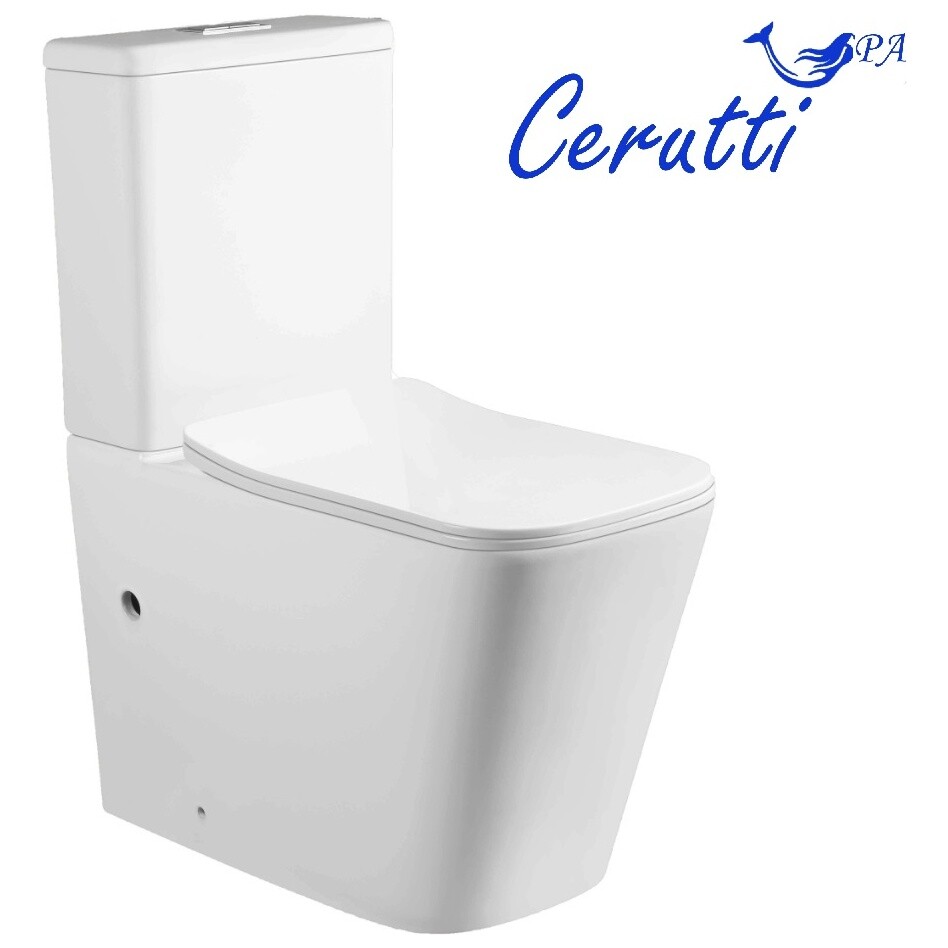 Унитаз напольный безободковый белый Cerutti SPA Maiella CT10314 - изображение 4