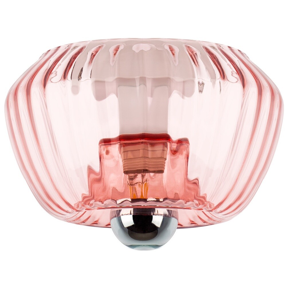 Светильник потолочный светодиодный круглый розовый Celesta 809002