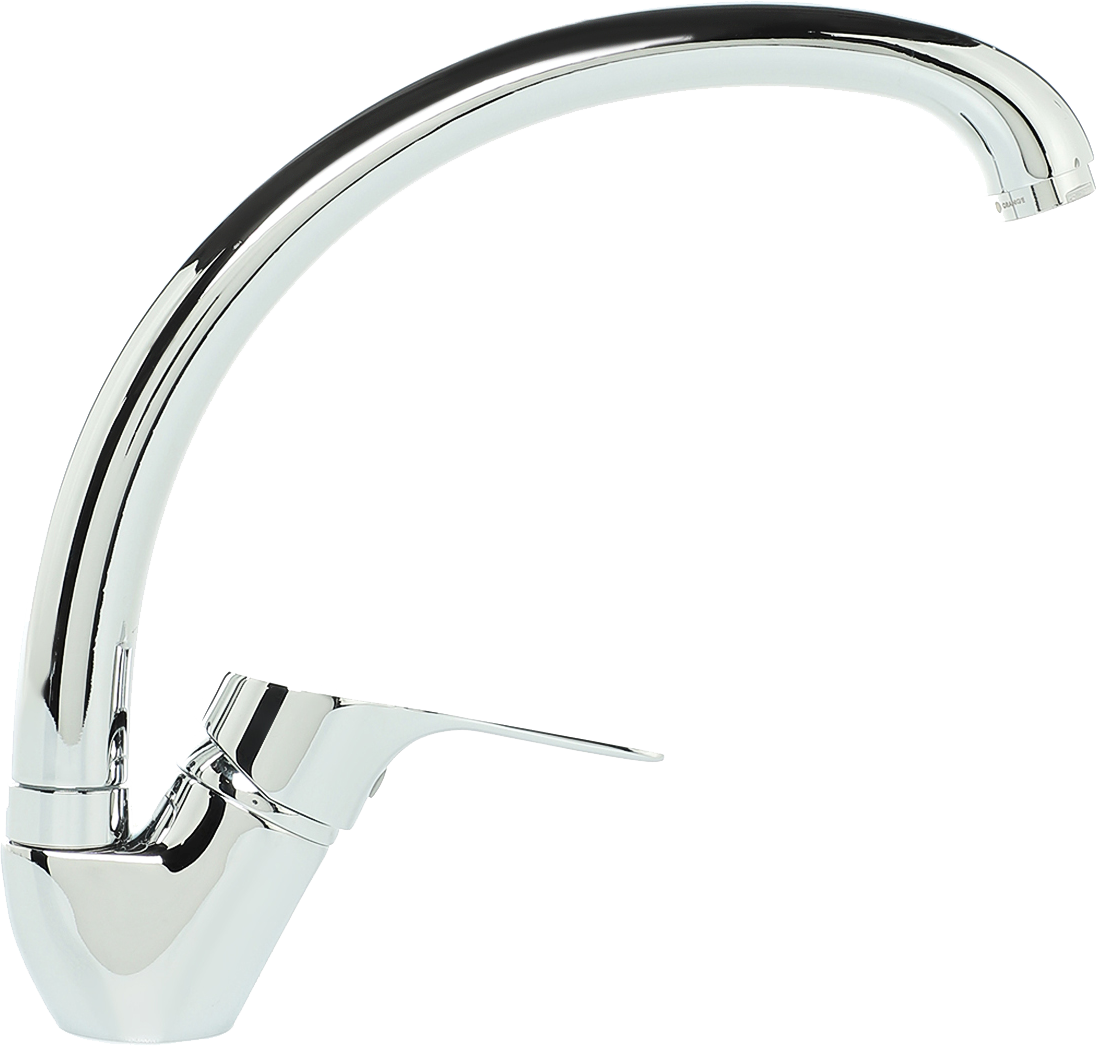 Мойка белая Domaci "Болонья" М-03-001 со смесителем "Равенна" D45-002cr - изображение 5