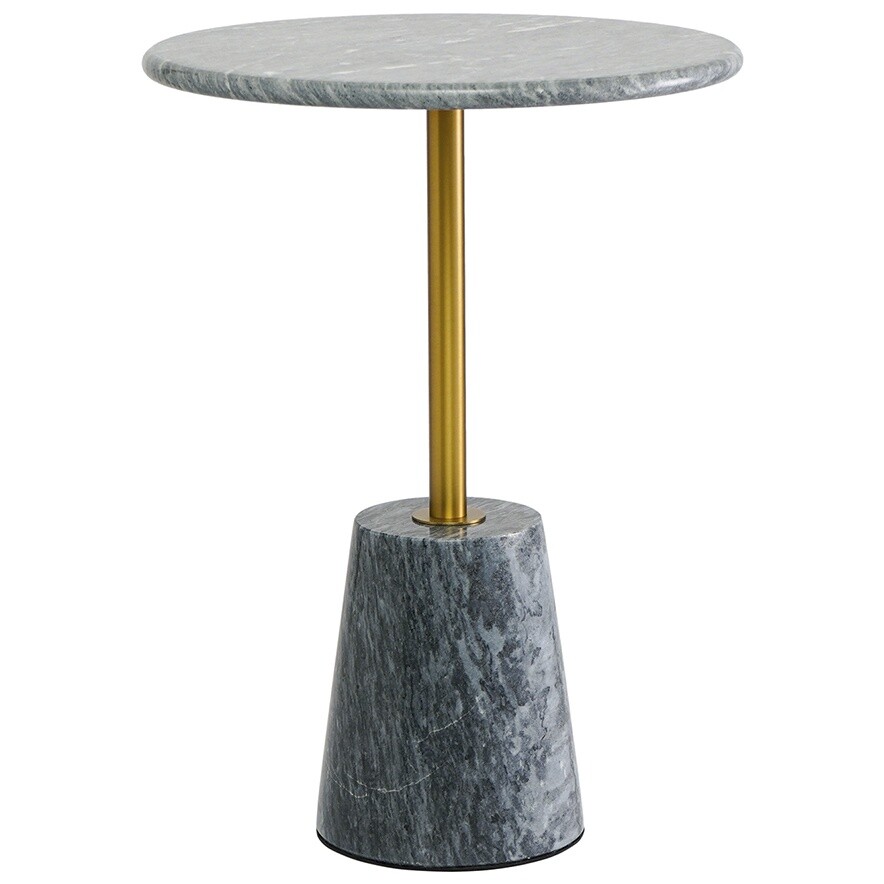 Кофейный столик круглый серый Gryd