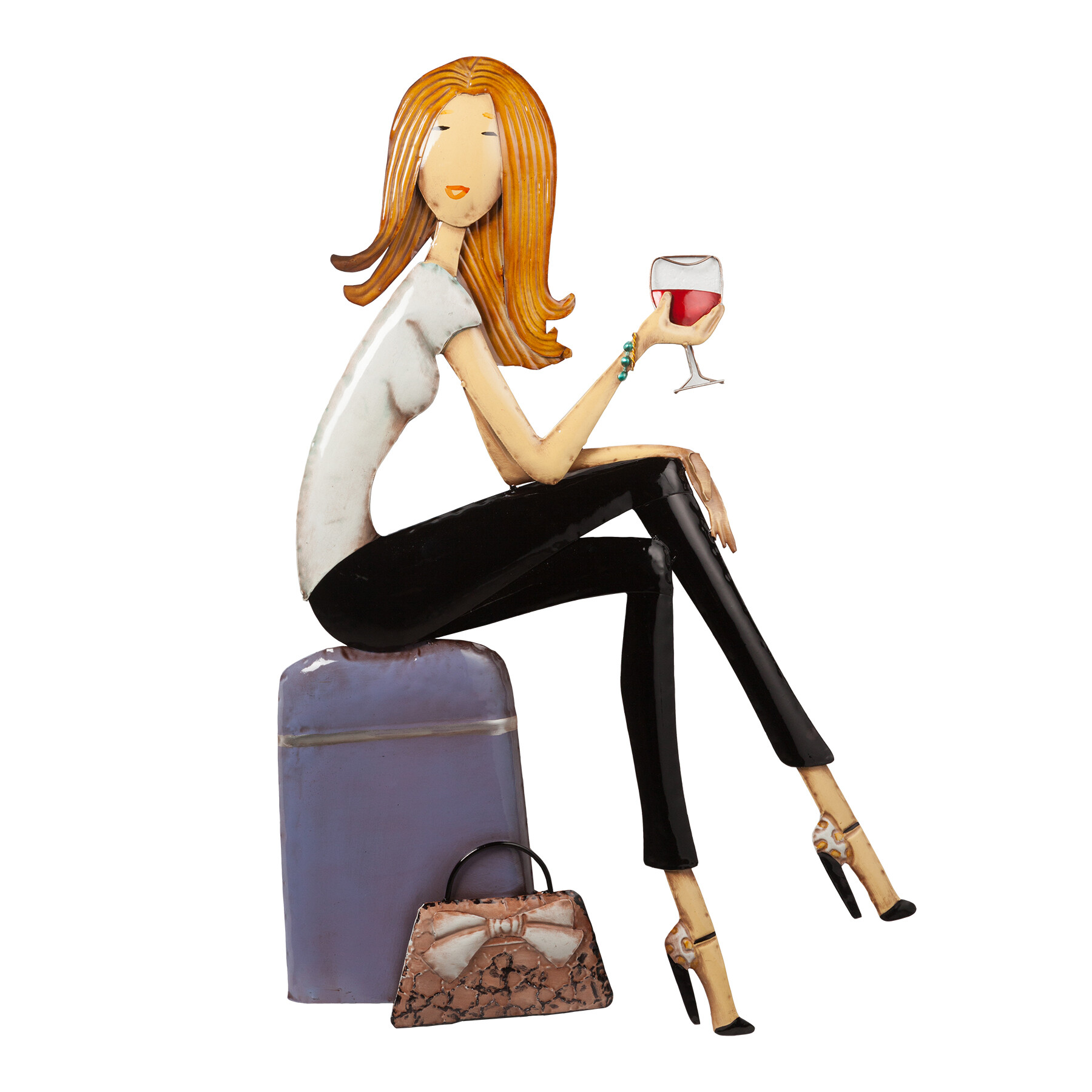 Декоративное настенное панно Traveling Girl