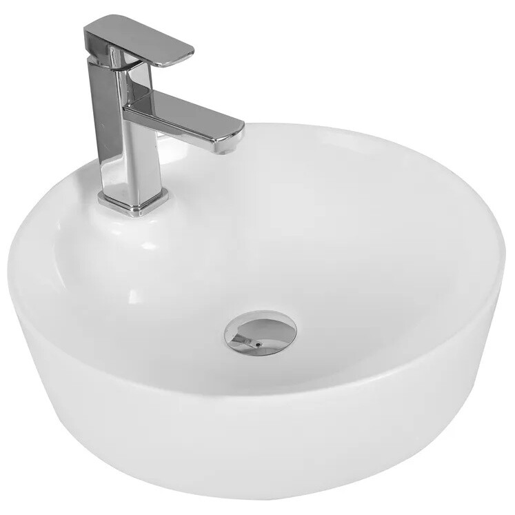Раковина фарфоровая круглая 44 см белая Cerutti SPA CR0090