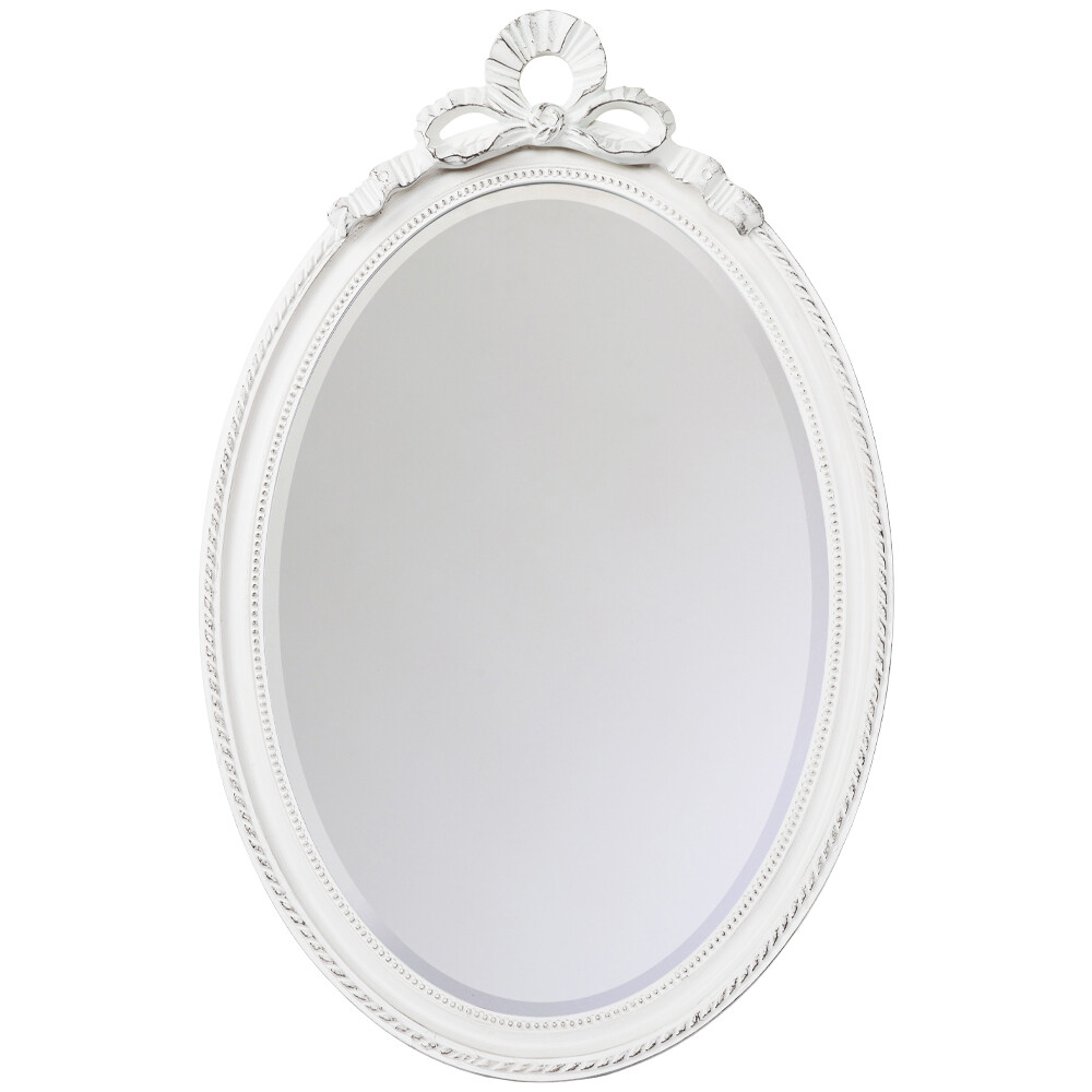 Зеркало настенное белое матовое «Полин вайт»