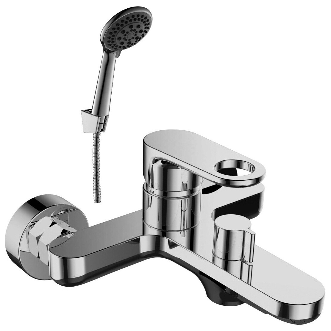 Смеситель для ванны хром Rossinka RS33-31