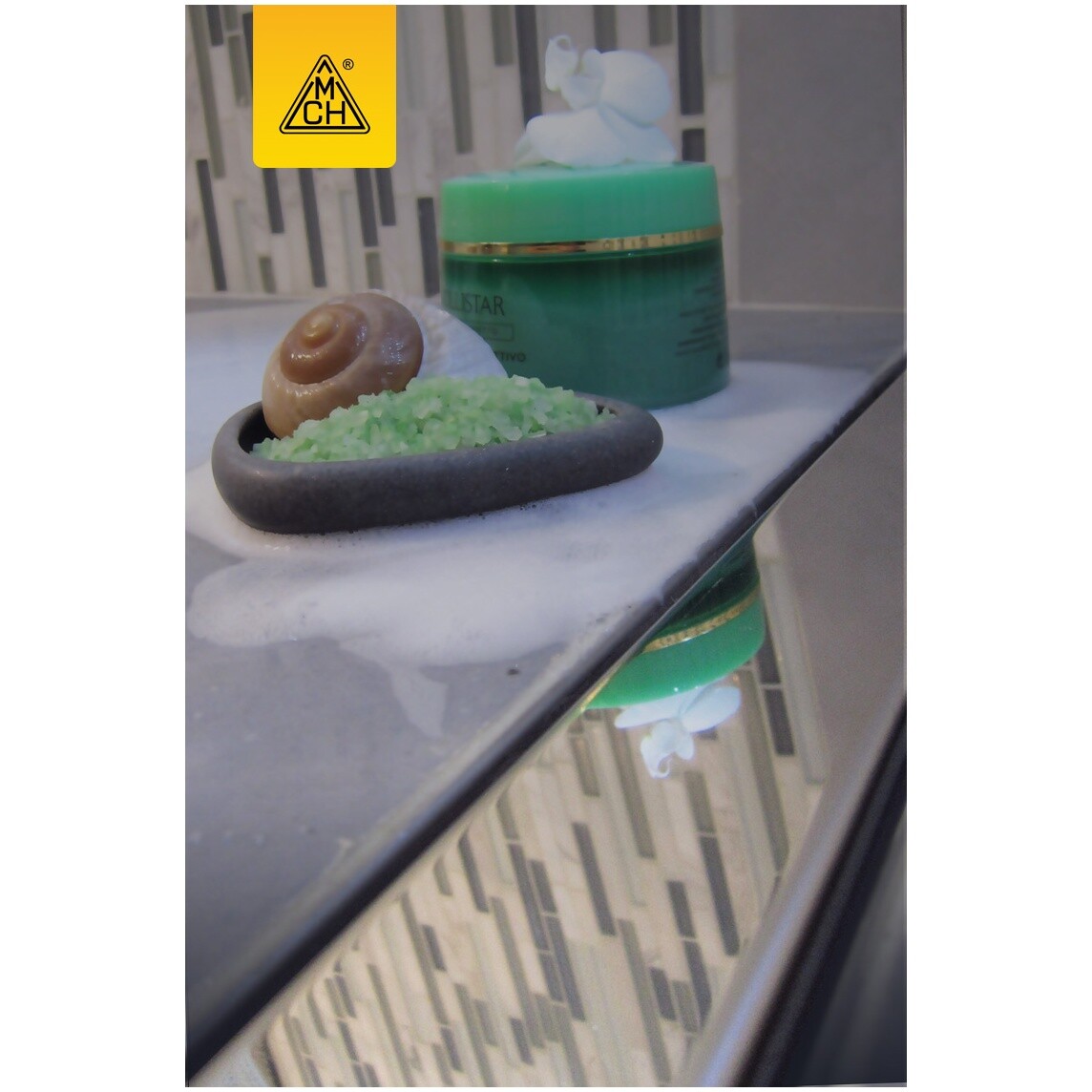 Душевой лоток с решеткой 45 см хром Creto Uni CRE-450 UH - изображение 4