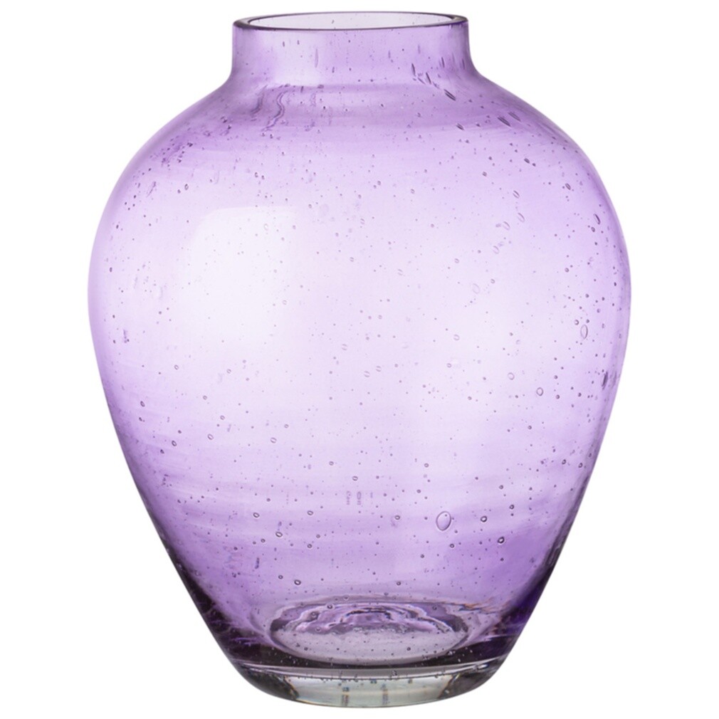 Ваза стеклянная 20,5 см фиолетовая &quot;Viola Lavender&quot;