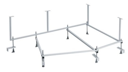 Каркас для ванны стальной прямоугольный 90х160 см хром Roca Corfu 25F039000