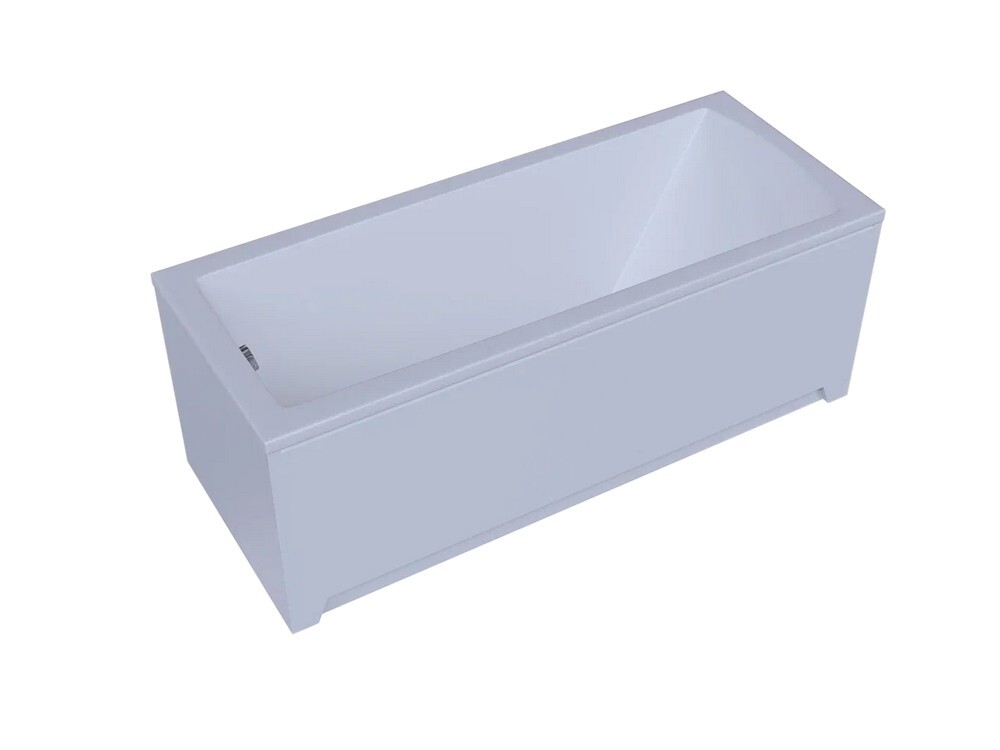 Ванна акриловая прямоугольная 160х70 см с экраном белая Aquatek "Либра" New LIB160N-0000019 - изображение 4