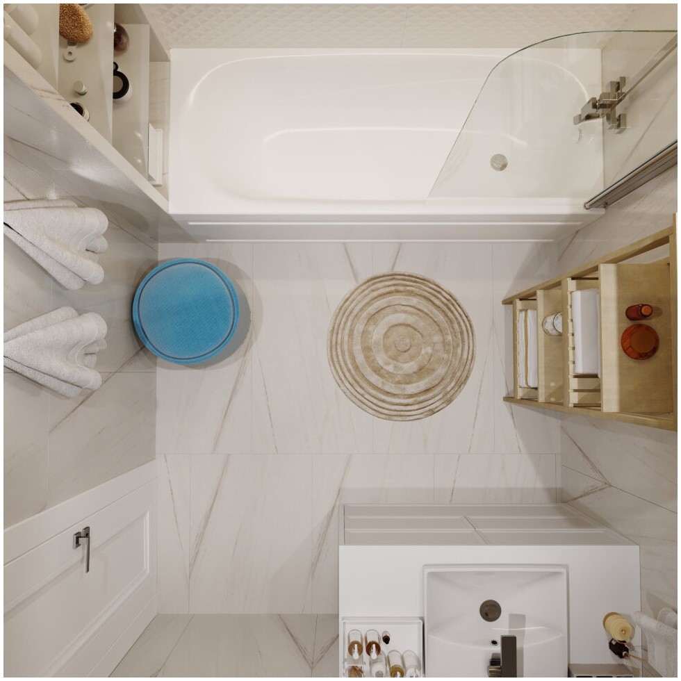 Ванна акриловая 180х70 см белая 1ACReal "Европа" Щ0000041839 - изображение 5