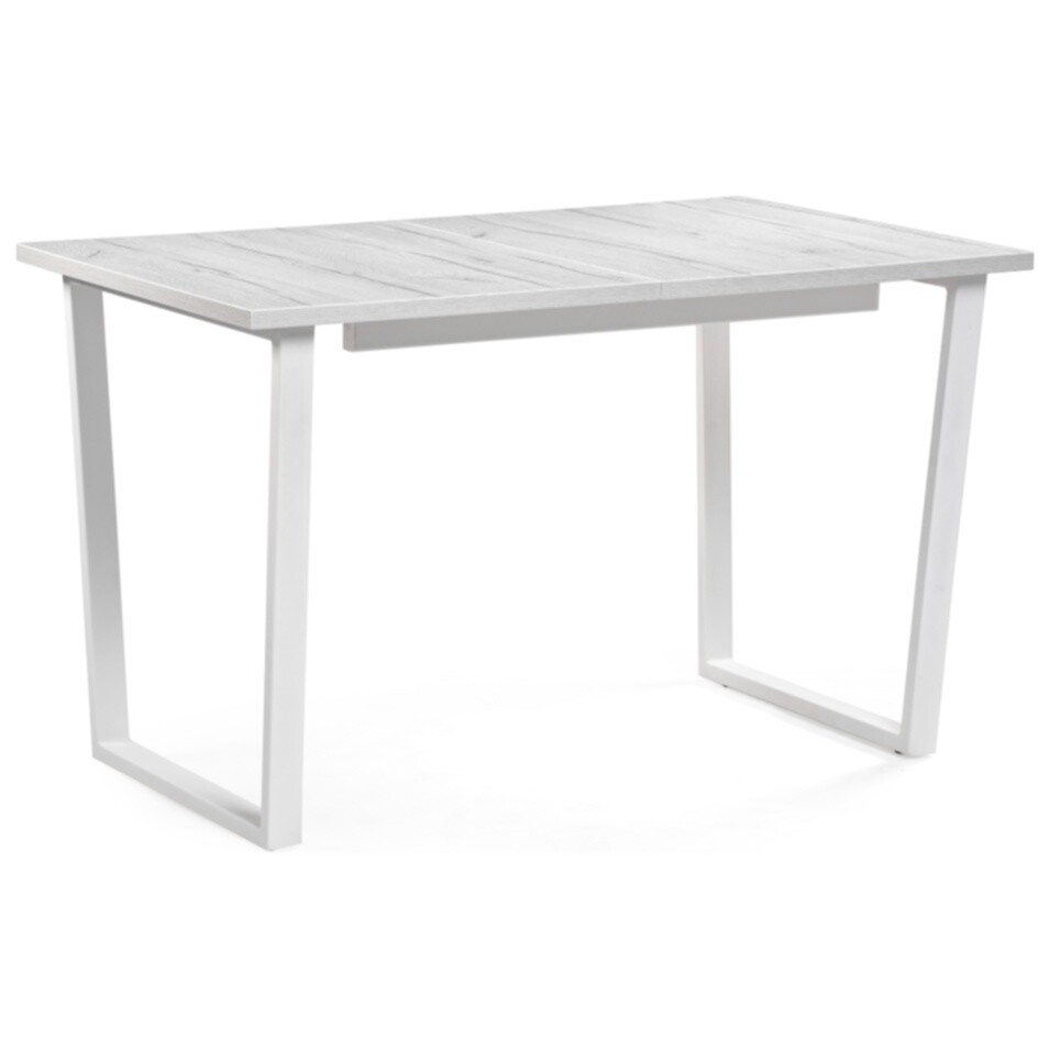 Обеденный стол деревянный раздвижной юта, белый &quot;Лота Лофт 120&quot;