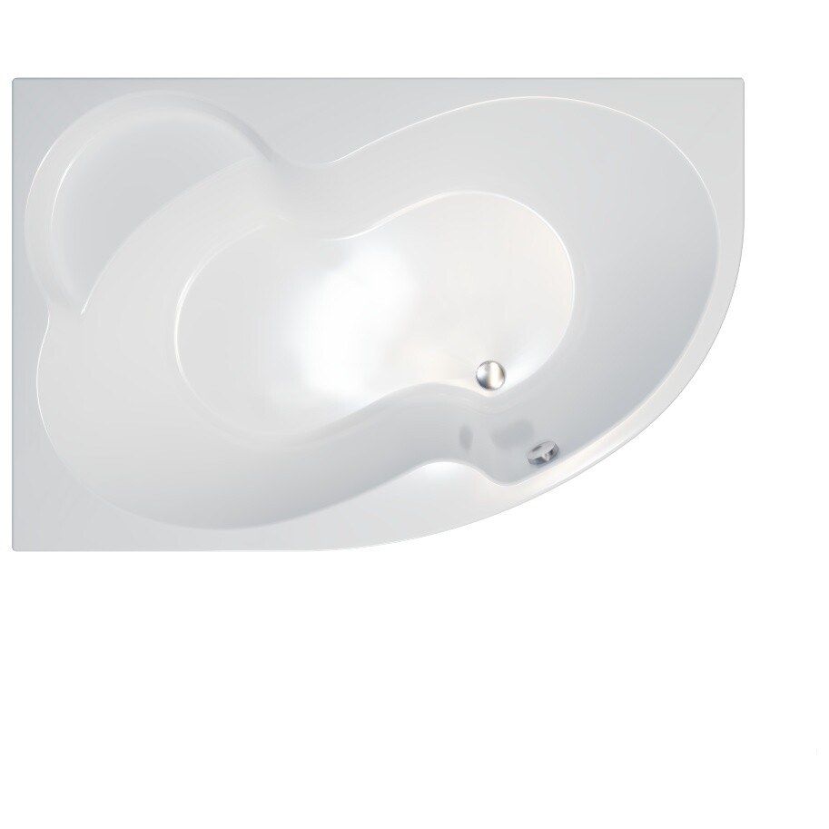 Ванна акриловая 170х110 см обрезанная правая белая Triton "Мари" Щ0000046124 - изображение 3