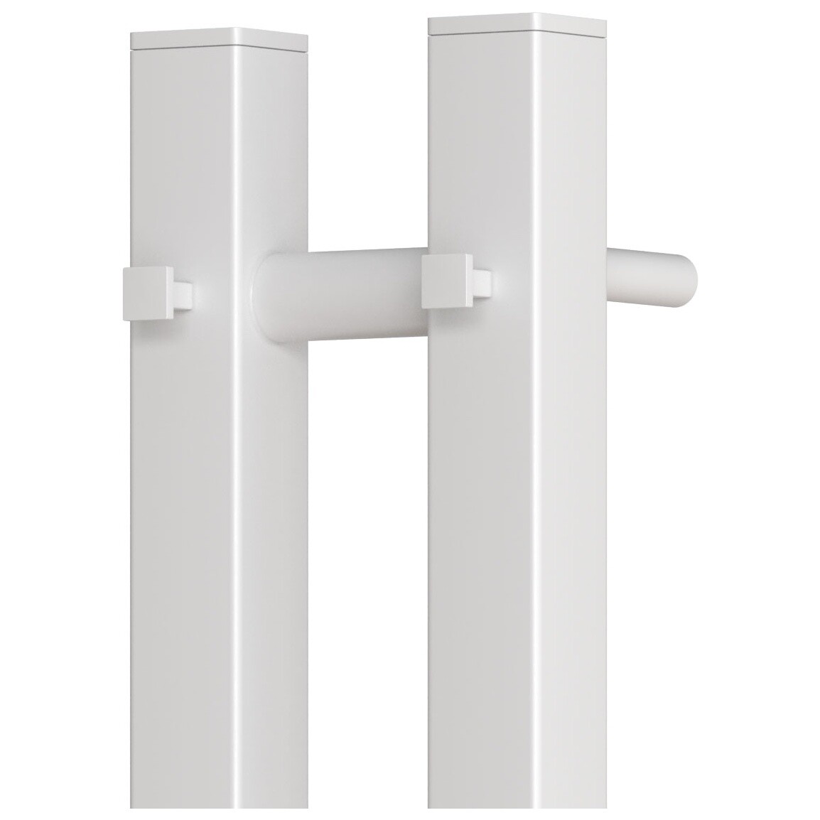 Полотенцесушитель электрический 80х120 см с диммером справа белый Point "Гермес" PN13812W П3 - изображение 4