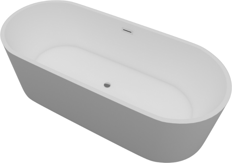Ванна акриловая овальная 81х180 см белая Artemis Bauci 1.05.409.011.01.1.28 - изображение 7