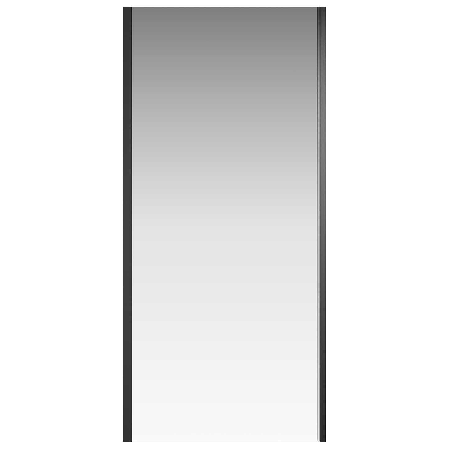 Душевая перегородка боковая стеклянная 80х195 см черная Creto Astra 121-SP-800-C-B-6