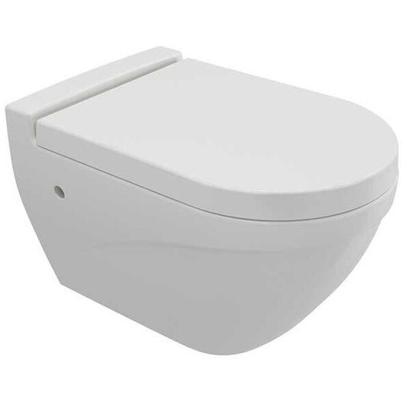 Унитаз подвесной белый Bocchi Taormina 1012-001-0129 с инсталляцией Grohe Rapid SL 38775001