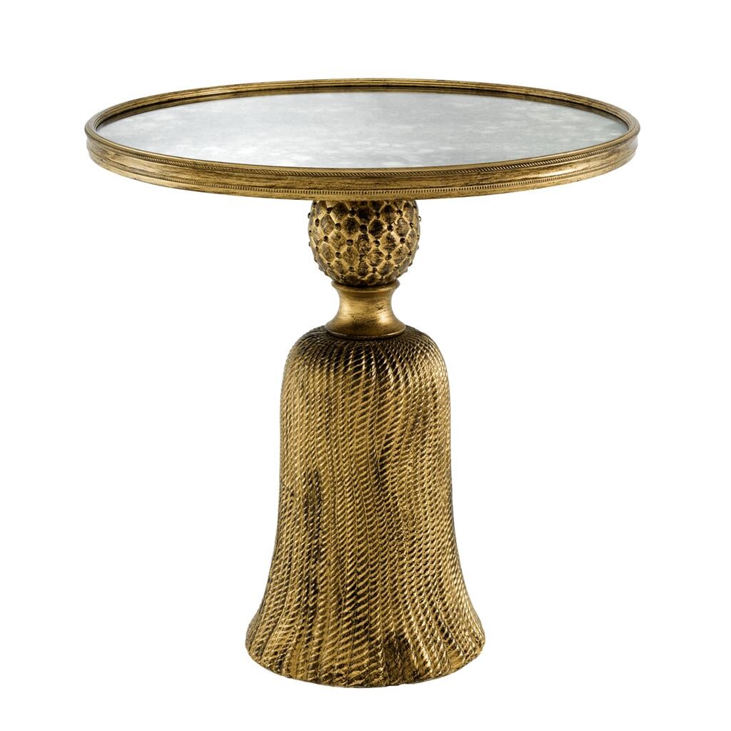Кофейный столик круглый золото Fiocchi