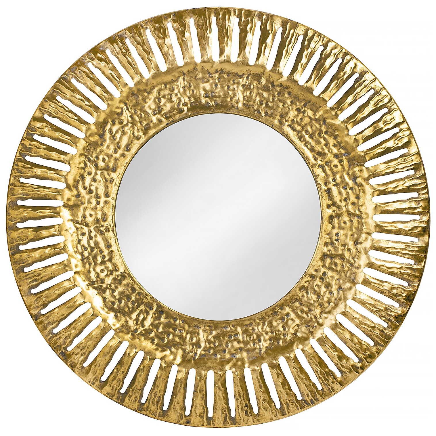 Зеркало настенное круглое 77 см золотое &quot;Занзибар&quot;
