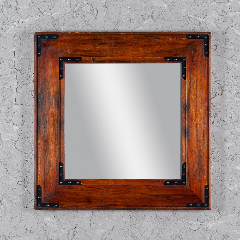 Зеркало настенное коричневое 01939