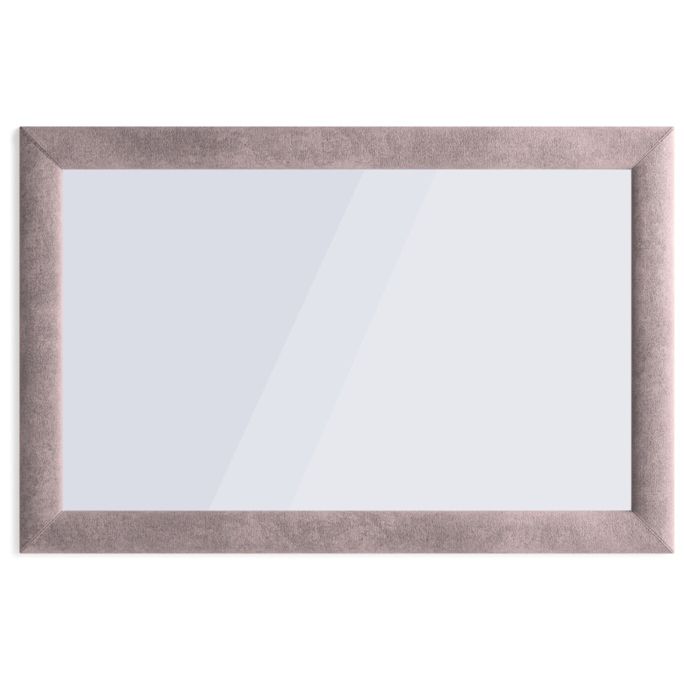 Зеркало настенное 60х90 см ткань микровелюр лиловое