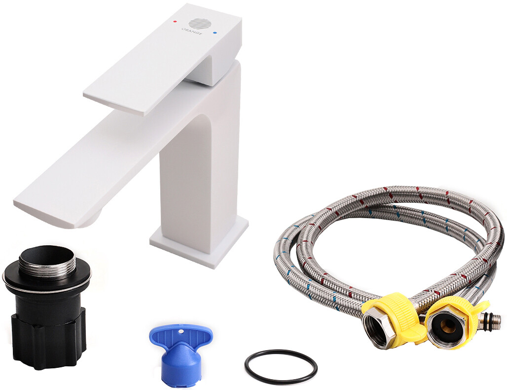 Смеситель для раковины однорычажный белый Stworki "Карлстад" KAS-01w - изображение 10