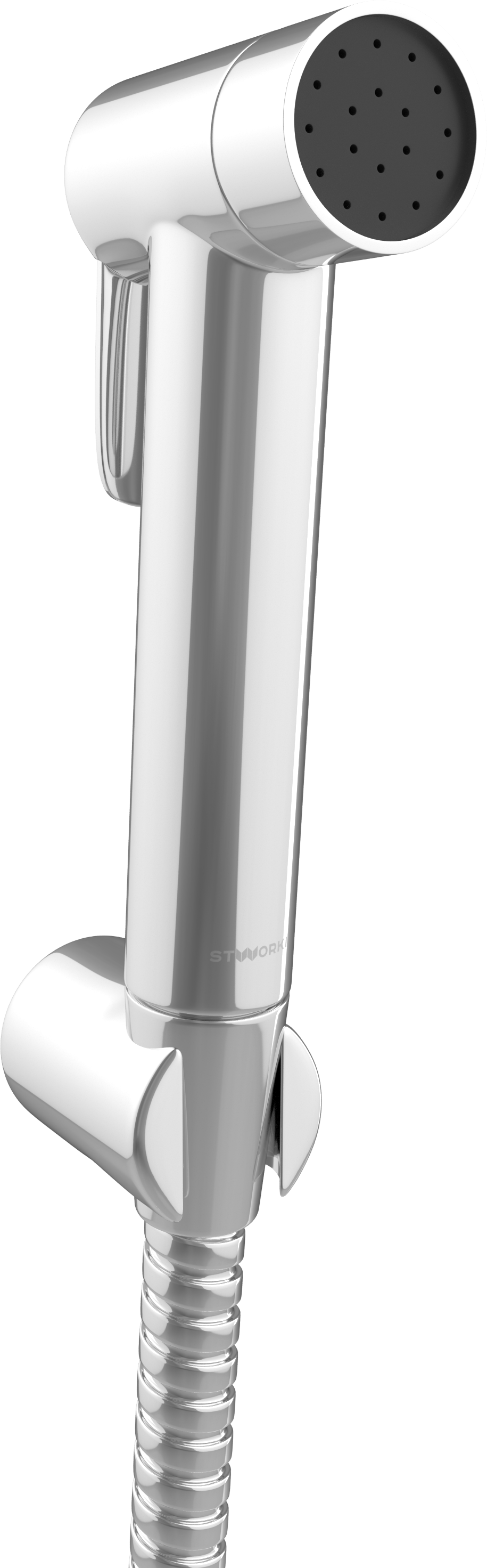 Гигиенический душ с держателем латунь хром Stworki &quot;Хедмарк&quot; S190011-2B02-I012