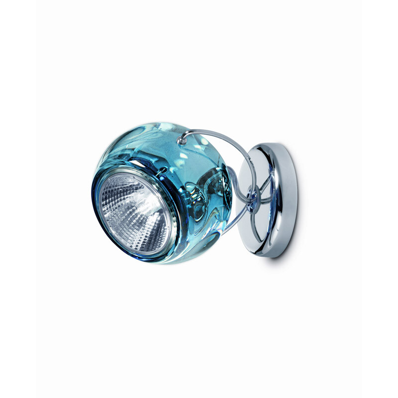 Светильник настенно-потолочный синий Fabbian D57G1331
