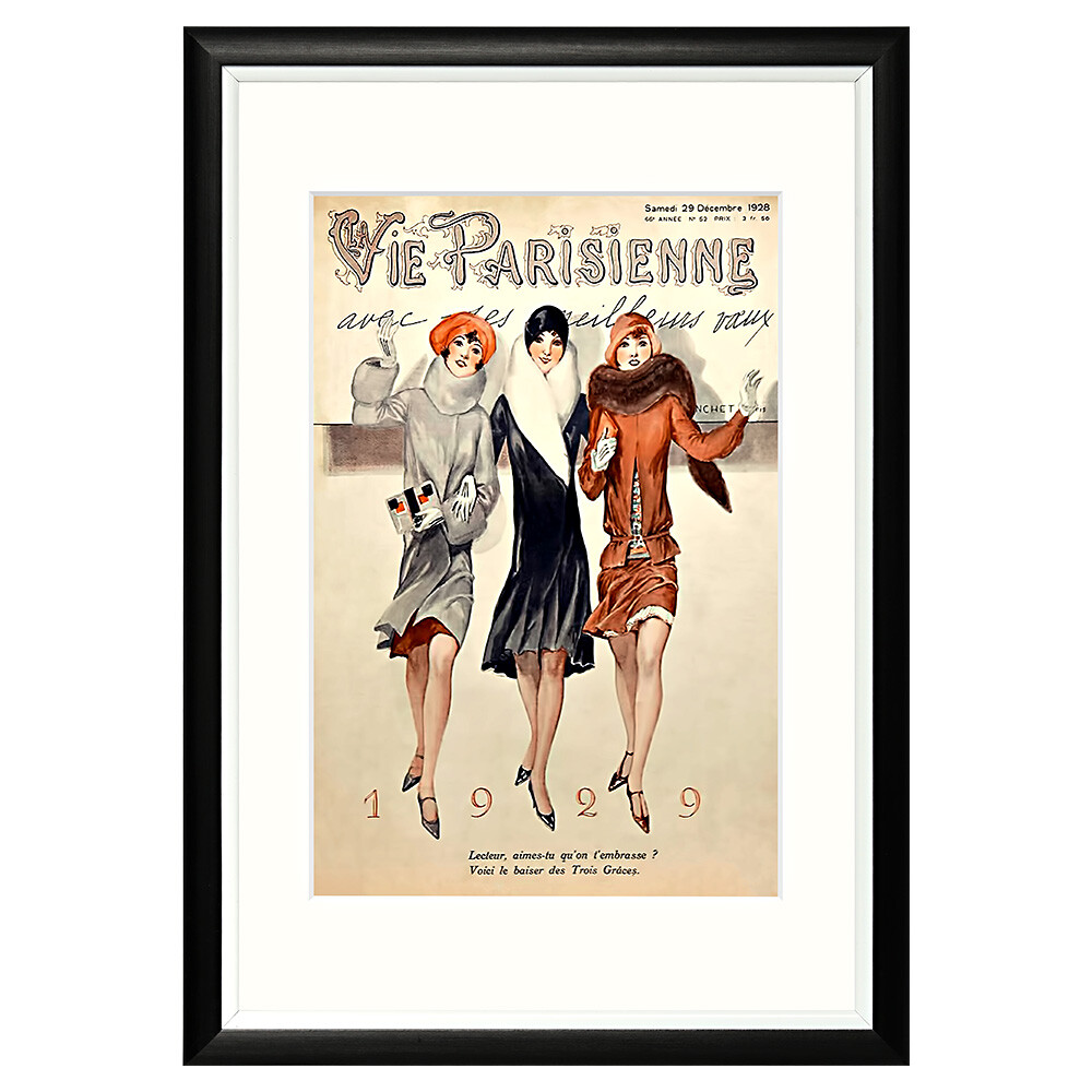 Арт-постер прямоугольный 46х66 см La Vie Parisienne