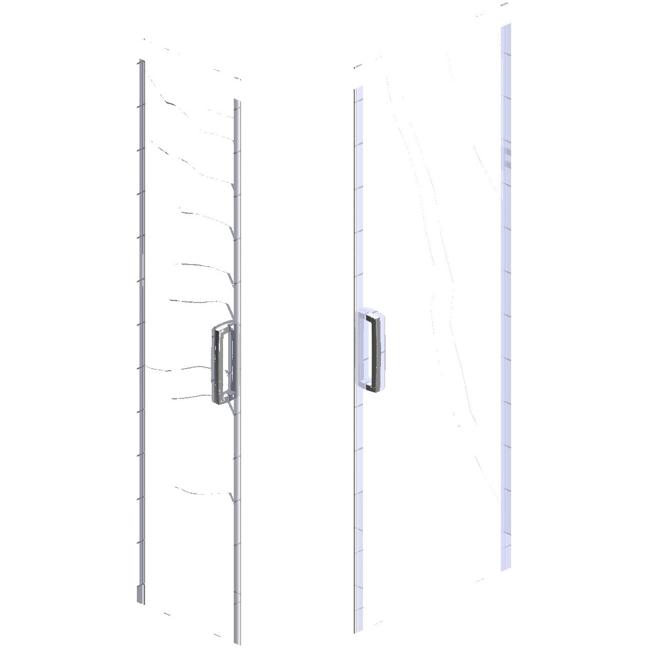 Душевой уголок 140х90 см хром глянец, стекло матовое Stworki "Карлстад" - изображение 49