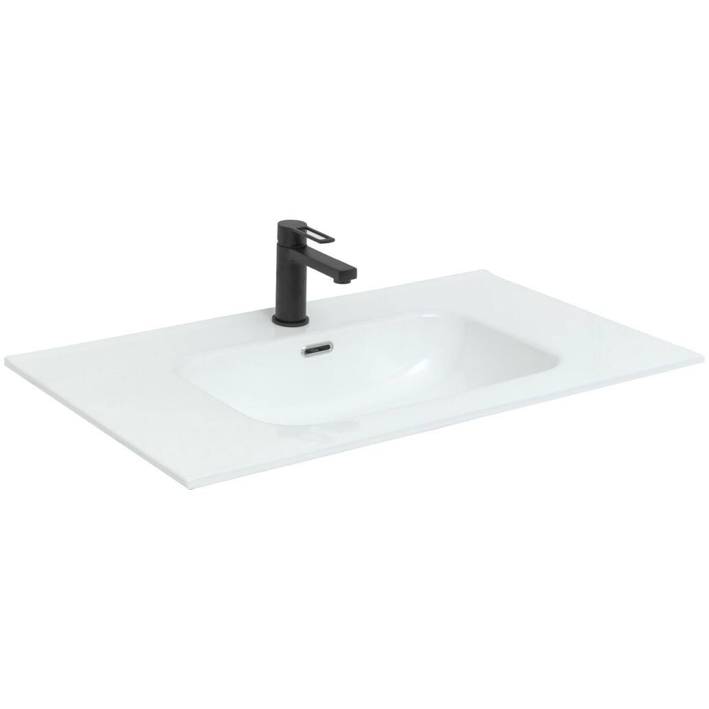 Раковина мебельная фаянсовая 80 см белая Stworki "Вестервик" - изображение 6