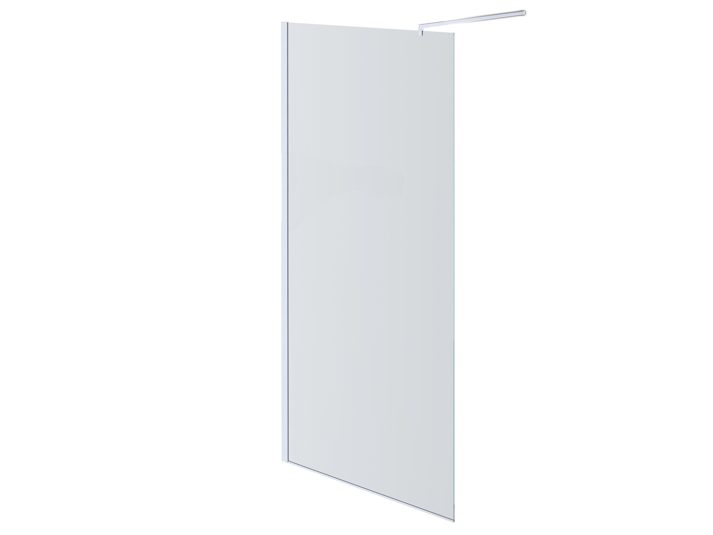 Душевая перегородка с держателем 140x200 см прозрачная Walk in AQ WIW 14020CH