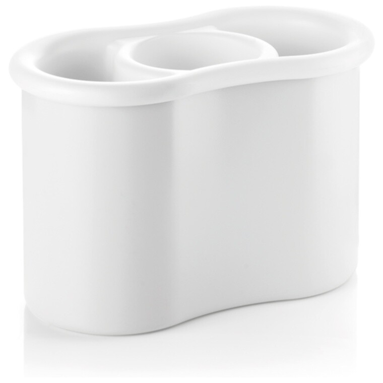 Сушилка пластиковая для столовых приборов 20 см белая Forme Casa
