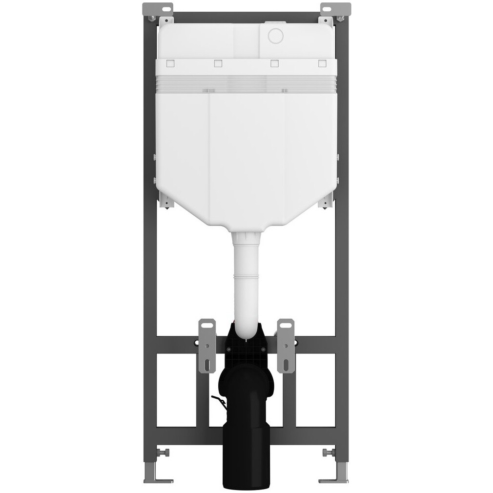 Унитаз подвесной с инсталляцией и кнопкой смыва белая Vitra Normus L-box 9773B003-7206 - изображение 10