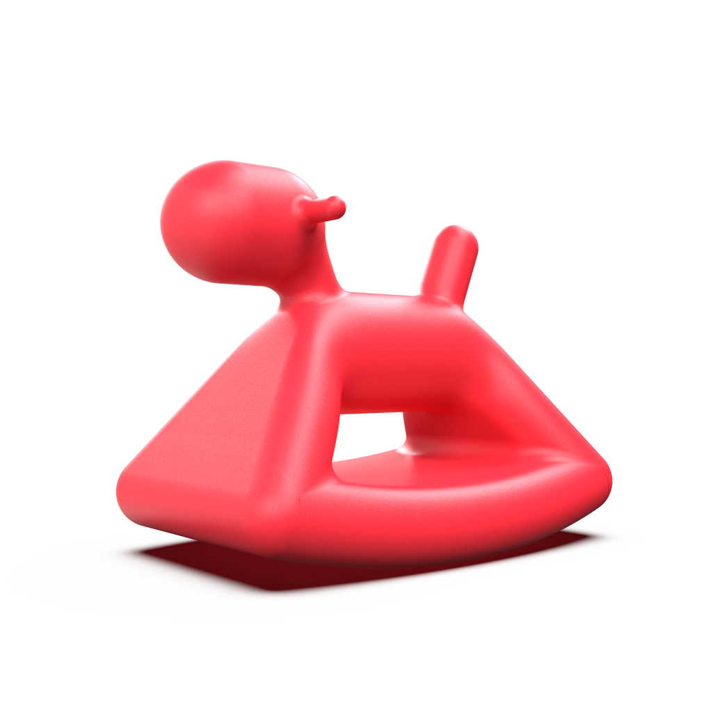 Качалка детская красная &quot;Собака&quot; Skippy 55 Chili Red