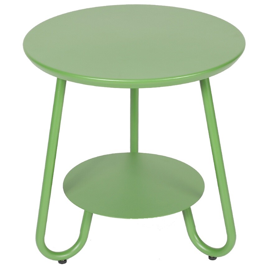 Кофейный столик круглый зеленый Stian
